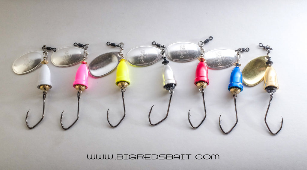 Bell Bodied Inline Spinners – Big Red's Bait