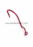 Tru Turn CATFISH HOOK, O’SHAUGHNESSY, LARGE RING EYE, BLOOD RED  733BL