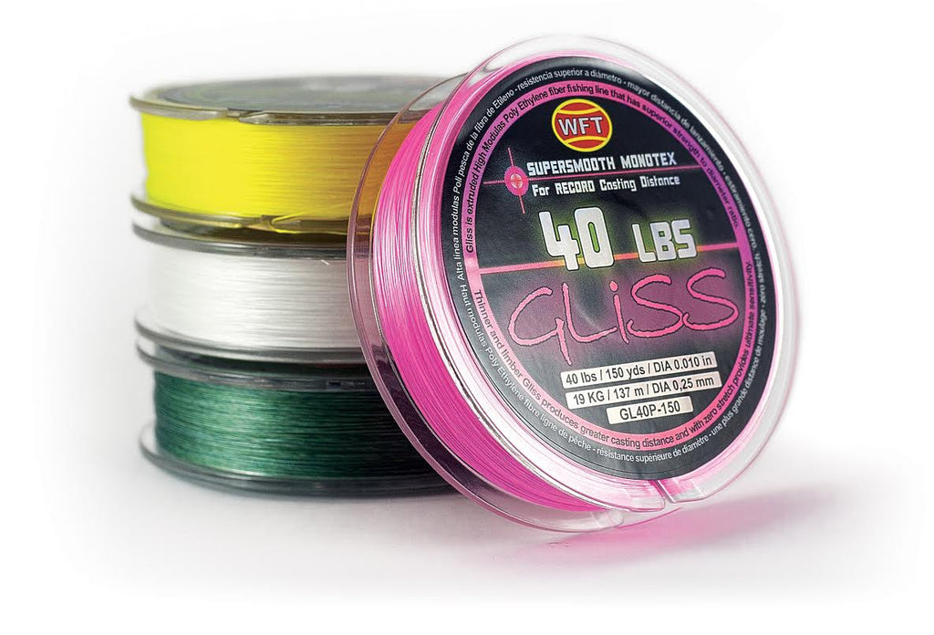 Gliss SuperSmooth Monotex Fishing line 40lb test – Big Red's Bait