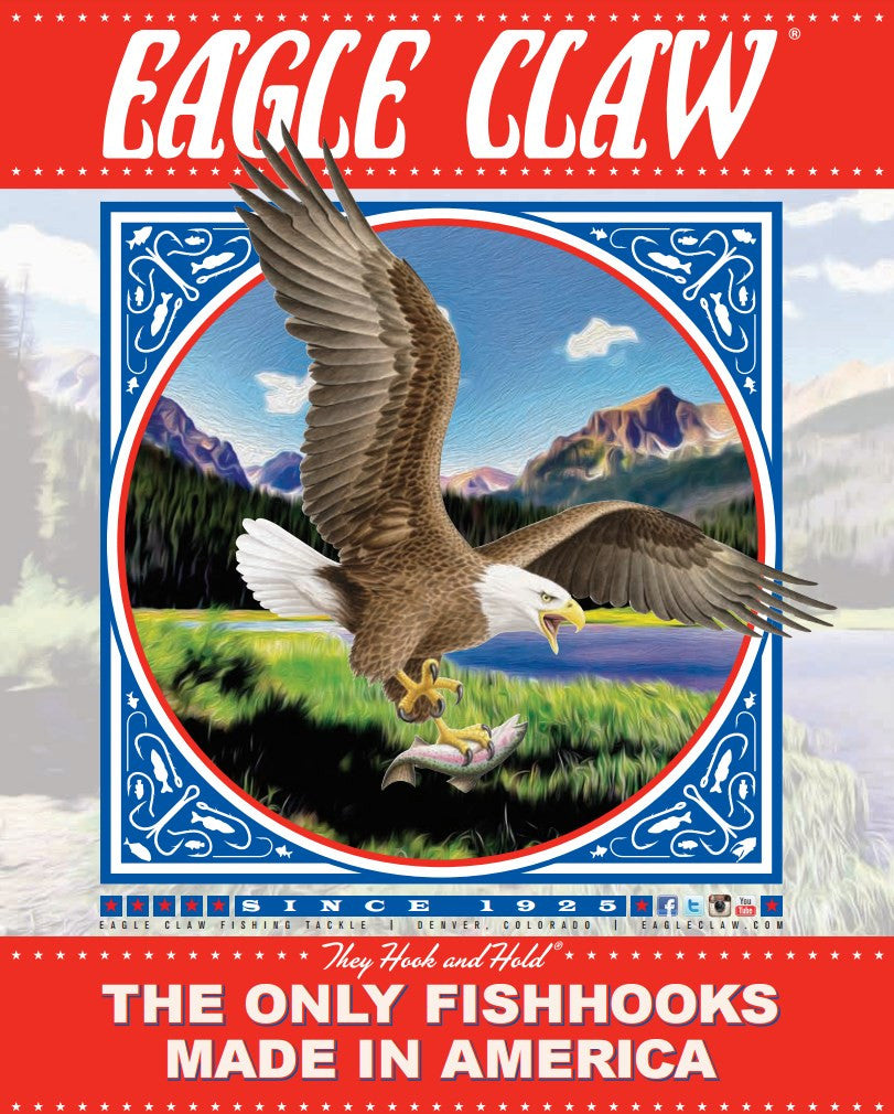 Eagle Claw PRO-V Big Nasty AB Aberdeen #1 Gold 50 pack sku00B – Big Red's  Bait