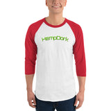 Hemp dork 3/4 sleeve T Shirt
